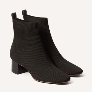 Everlane | Black Ankle Sock Boots